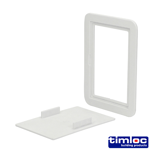 Access Panel Clip 115mm x 165mm - White