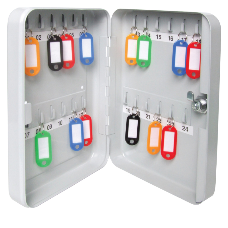 24 Hook Key Cabinet