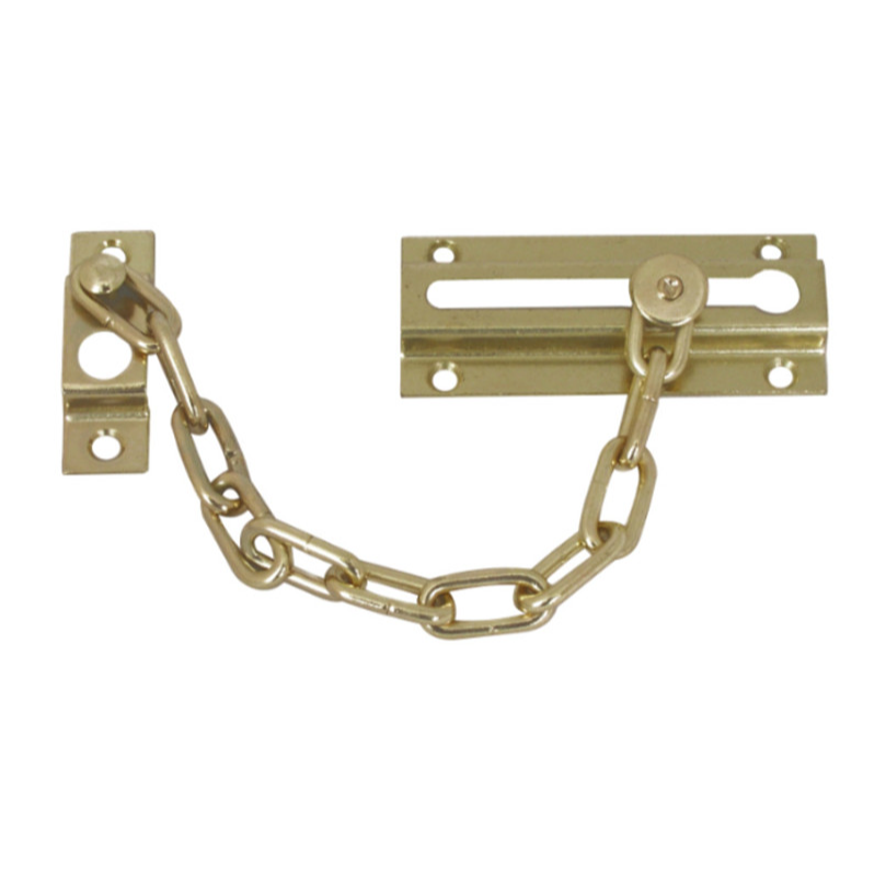Door Security Chain Brass