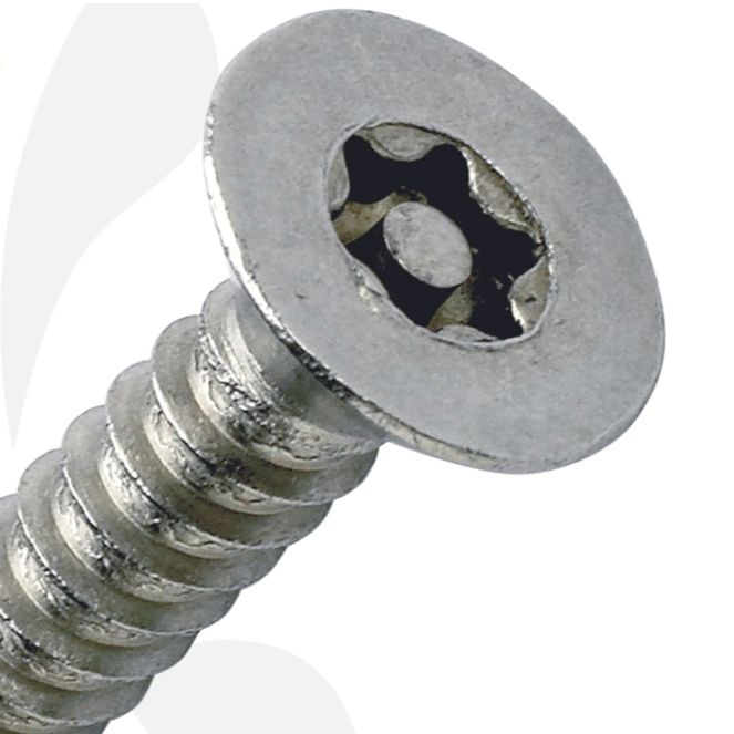 Countersunk Pin Torx Security Screw  - 8 x 1.1/4&quot; (Pack of 50)