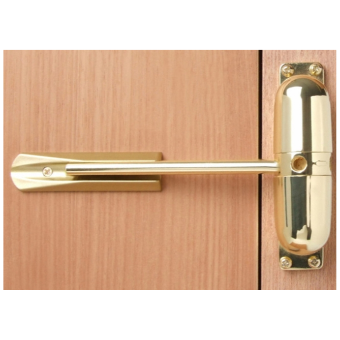 Gibraltar Door Closer Brass