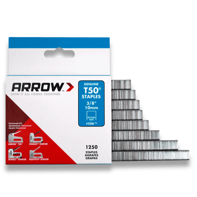 Arrow T50 Staples - 6mm (1250)