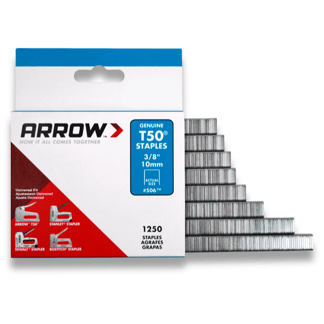 Arrow T50 Staples - 10mm (1250)