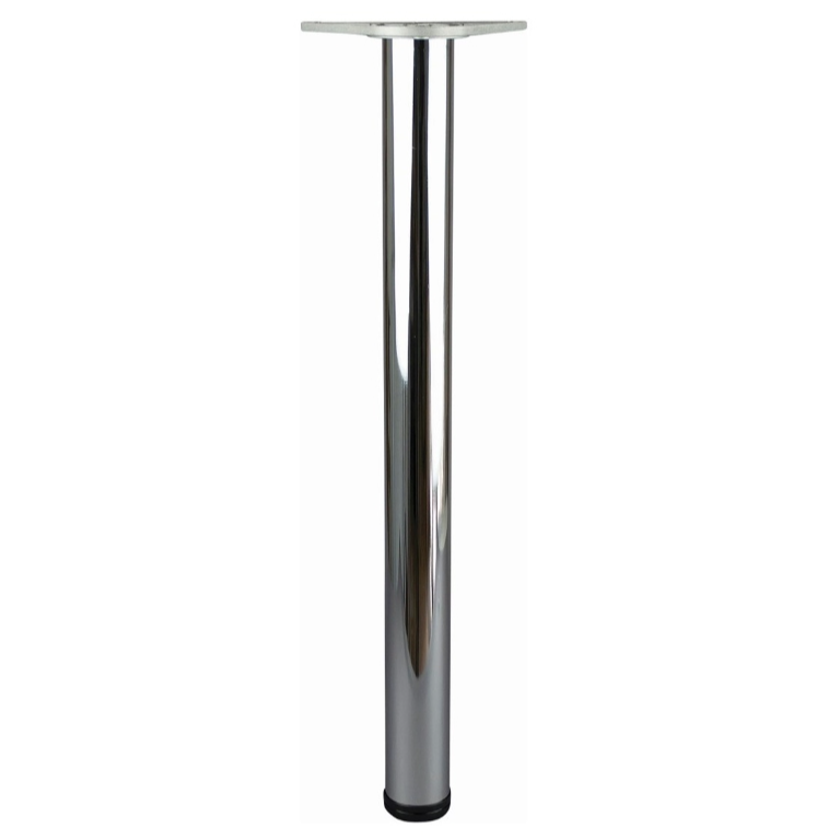 Table Breakfast Bar Leg 870mm x 60mm Polished Chrome