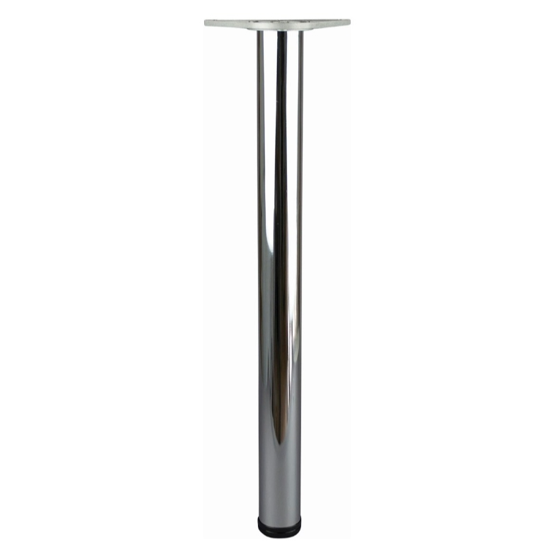 Table Breakfast Bar Leg 870mm x 60mm Polished Chrome