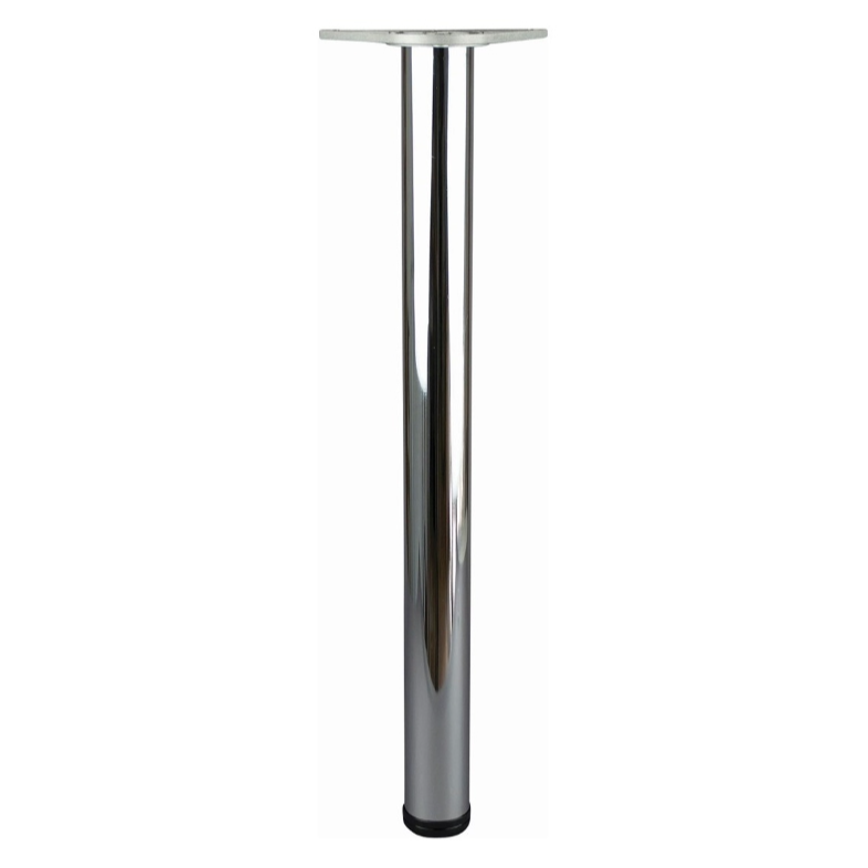 Table Breakfast Bar Leg 1100mm x 60mm Polished Chrome