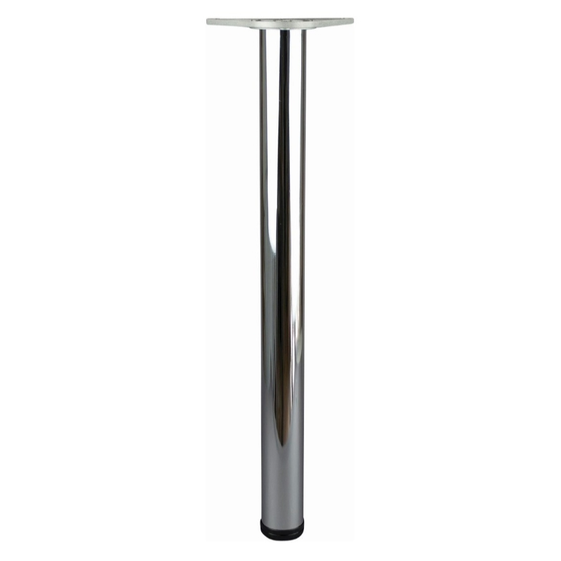 Table Breakfast Bar Leg 1100mm x 60mm Polished Chrome