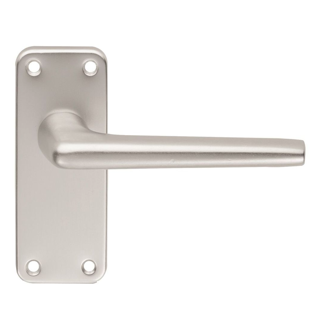 Aluminium Handle Lever On Latch Backplate 