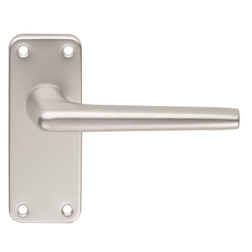 Aluminium Handle Lever On Latch Backplate 