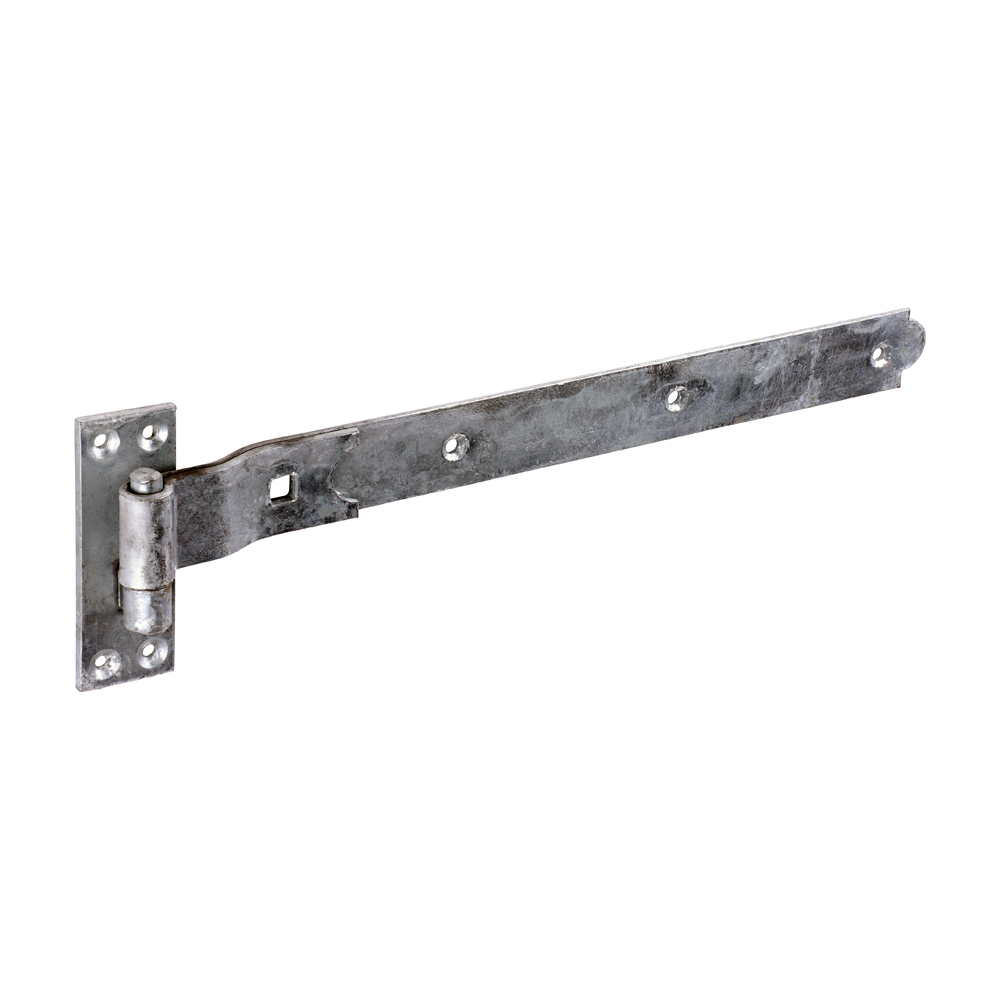 Cranked Hook & Band Gate Hinge 16&quot; (400mm) Galvanised - 1 Pair