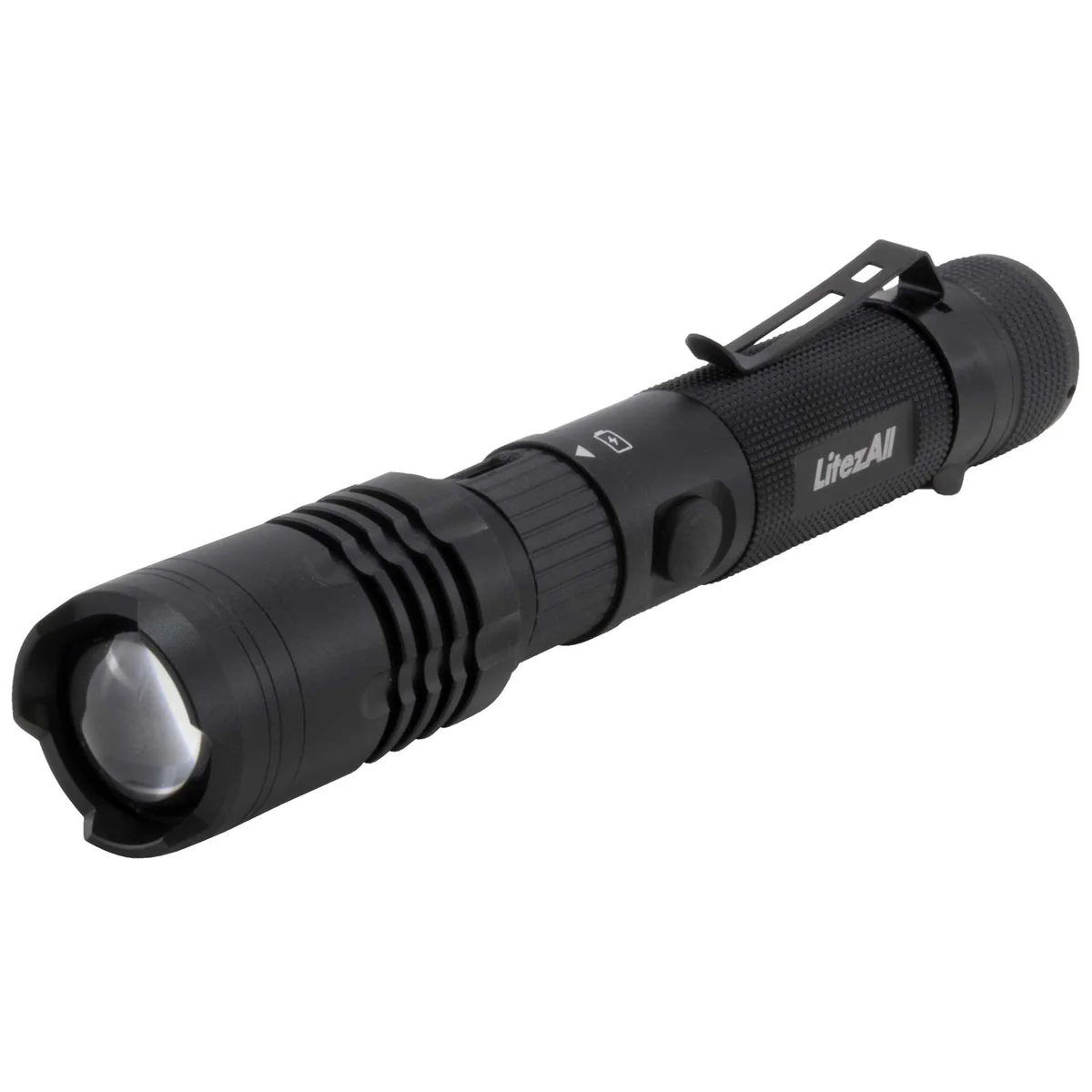 LitezAll 1000 Lumen Tactical Grade Rechargeable LED Torch
