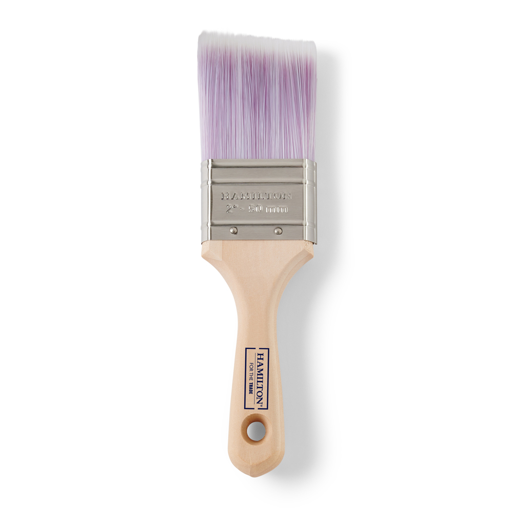 2&quot; Slant Cut Cutting-In Brush Short Handle