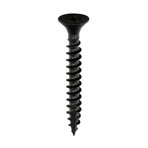 3.5 x 25 Multi-Purpose Woodscrew Box of 200 Black