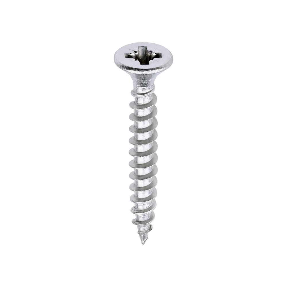 4 x 30 Multi-Purpose Woodscrew Box of 200 Stainless Steel