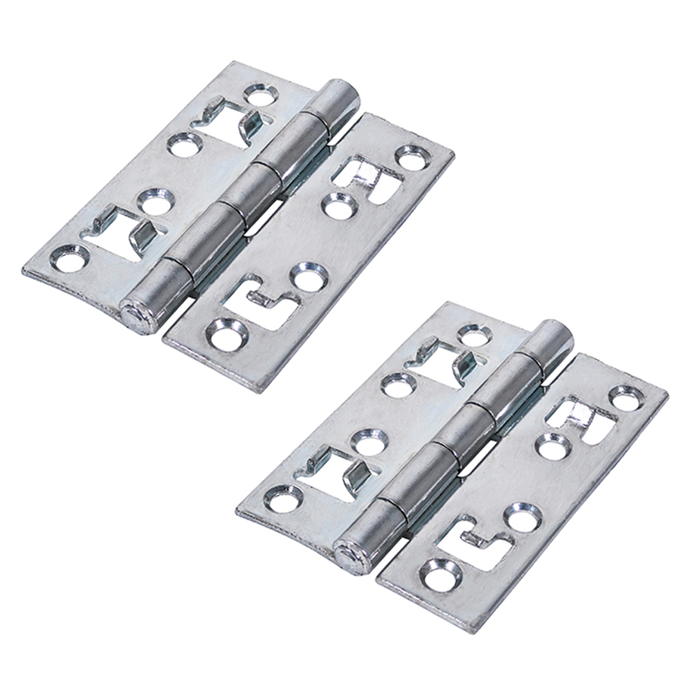 Door Security Butt Hinge Zinc Pack of 2