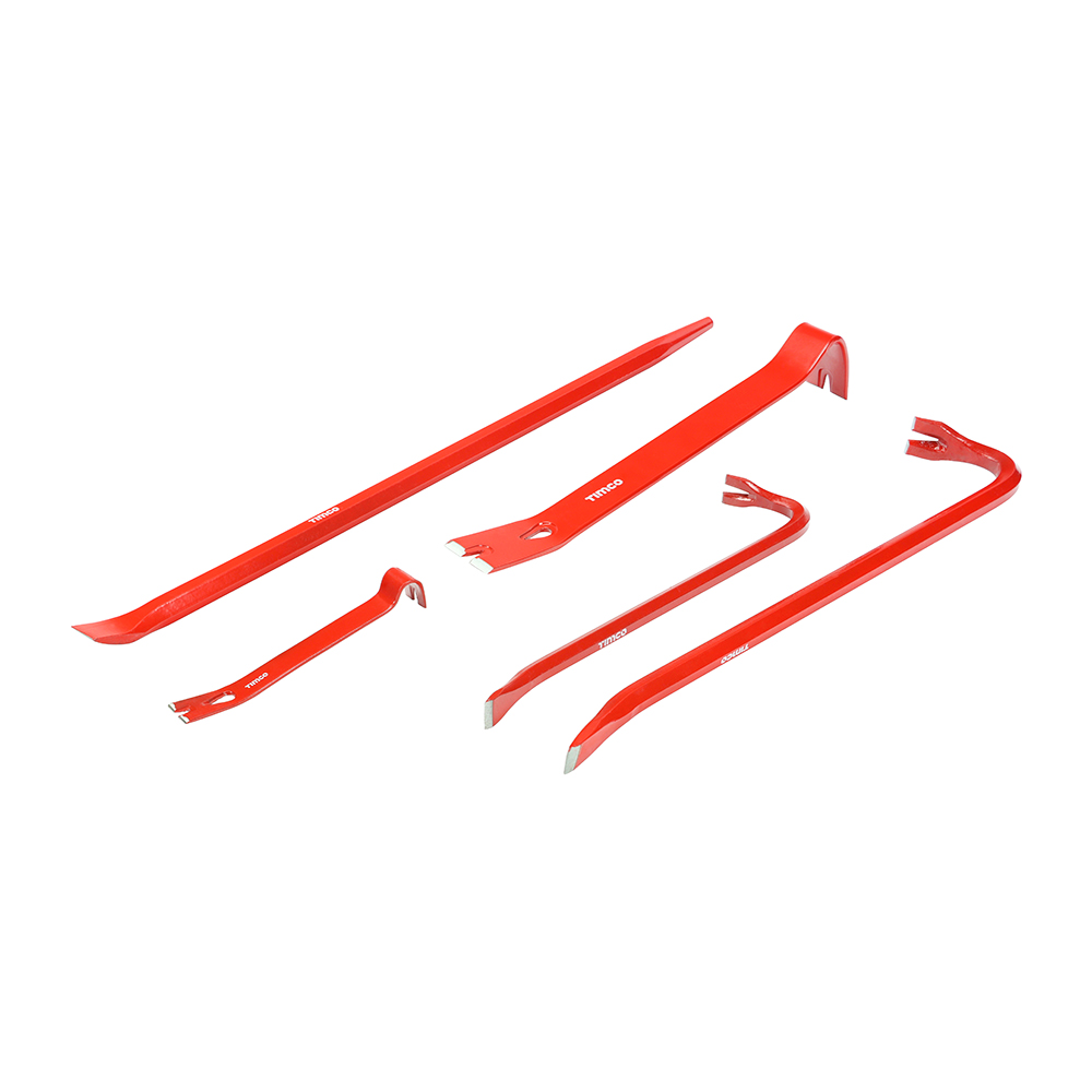 Wrecking Bar & Pry Bar Set 5 pcs