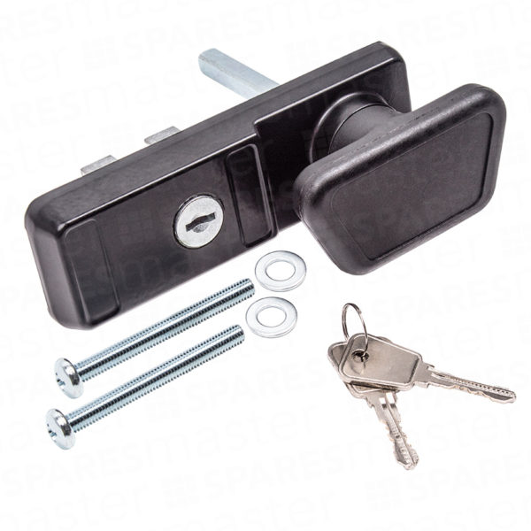 Cardale Garage Door Pad Handle Black