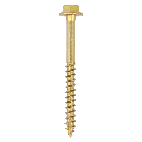 Hex Flange Head Screw 6 x 70mm Pack of 10
