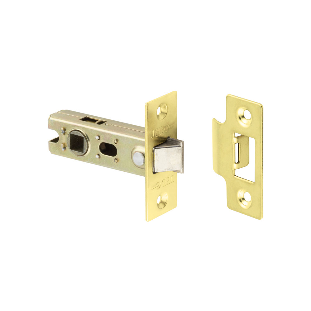 2.5&quot; (64mm) Tubular Mortice Latch Electro Brass