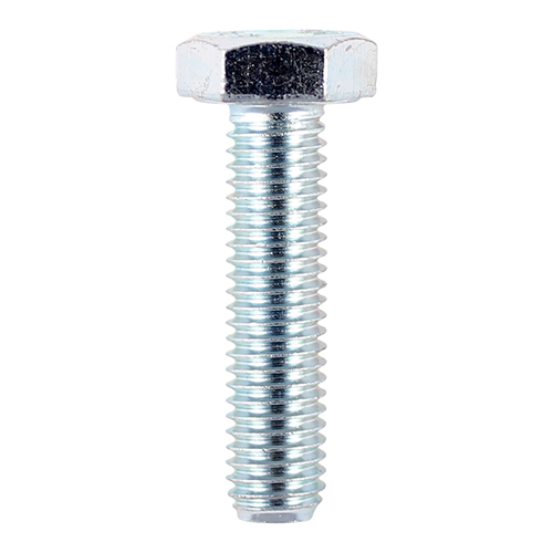 M8 x 25mm Set Screw Zinc Pack of 10
