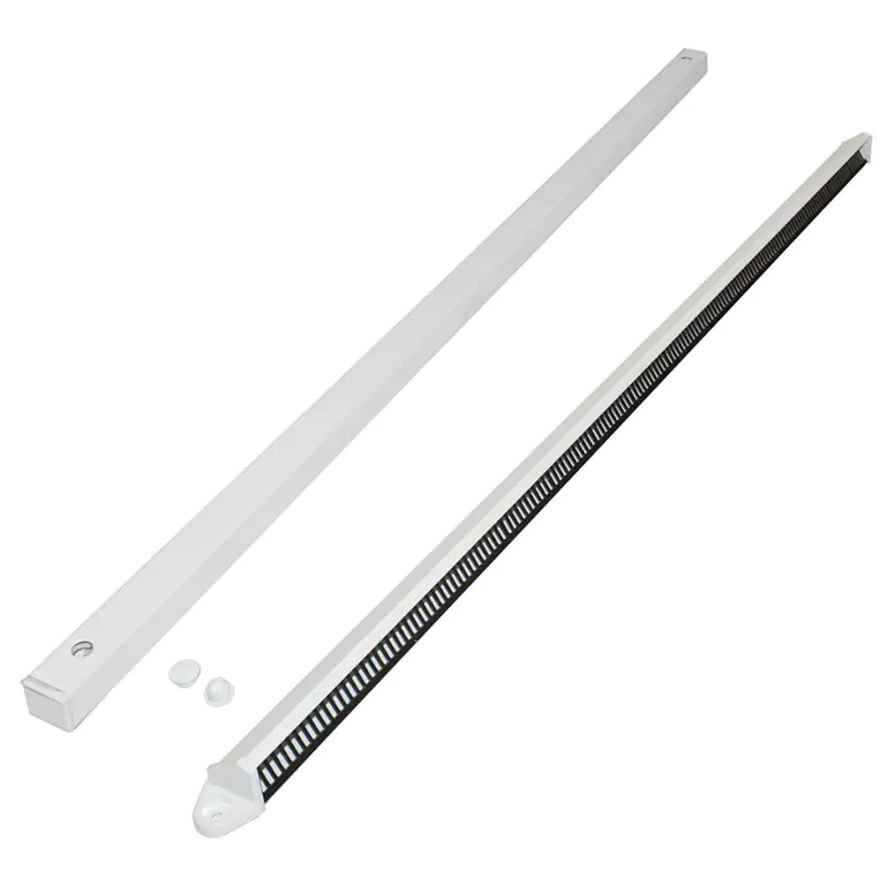 Extra Long Trickle Vent & Canopy Set 700mm White