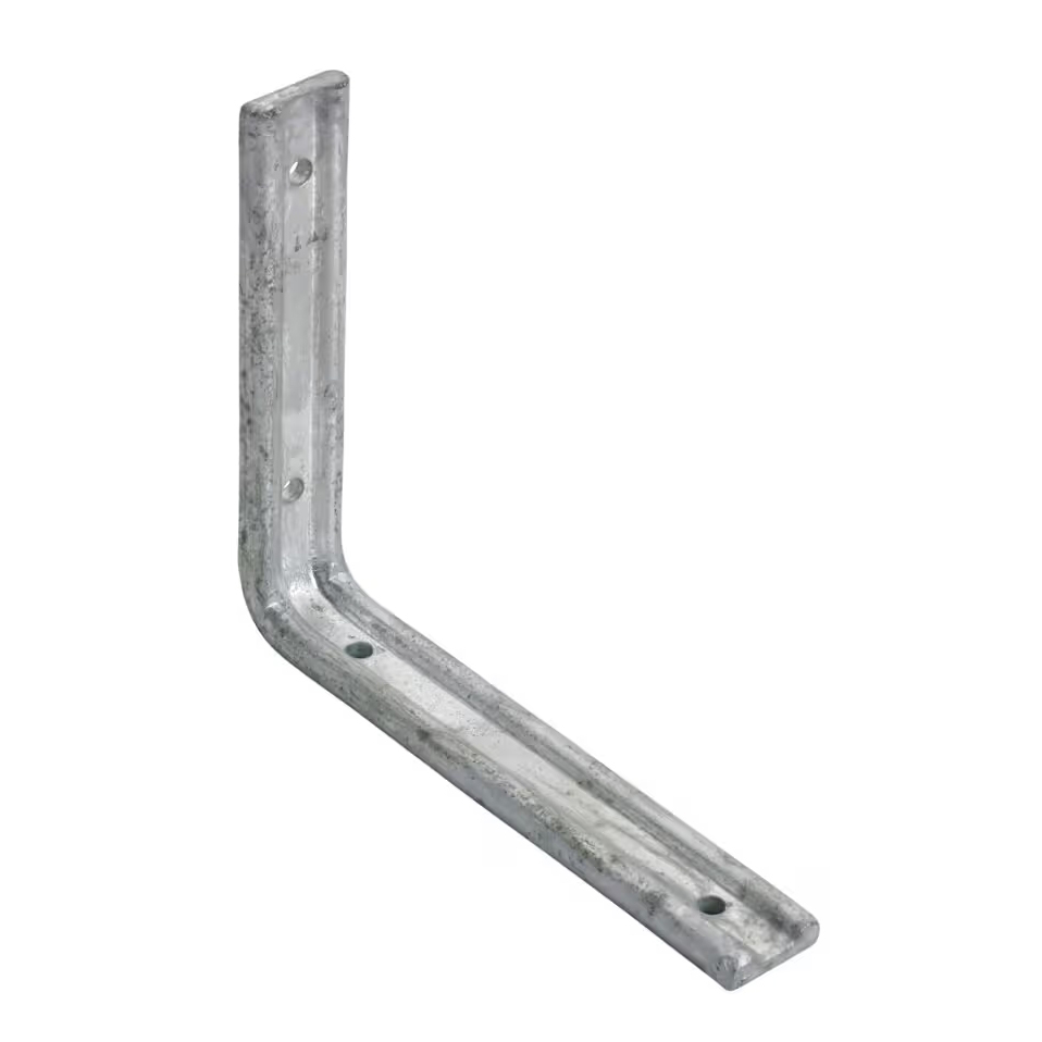 Galvanised Fluted Bracket - 250mm x 200mm