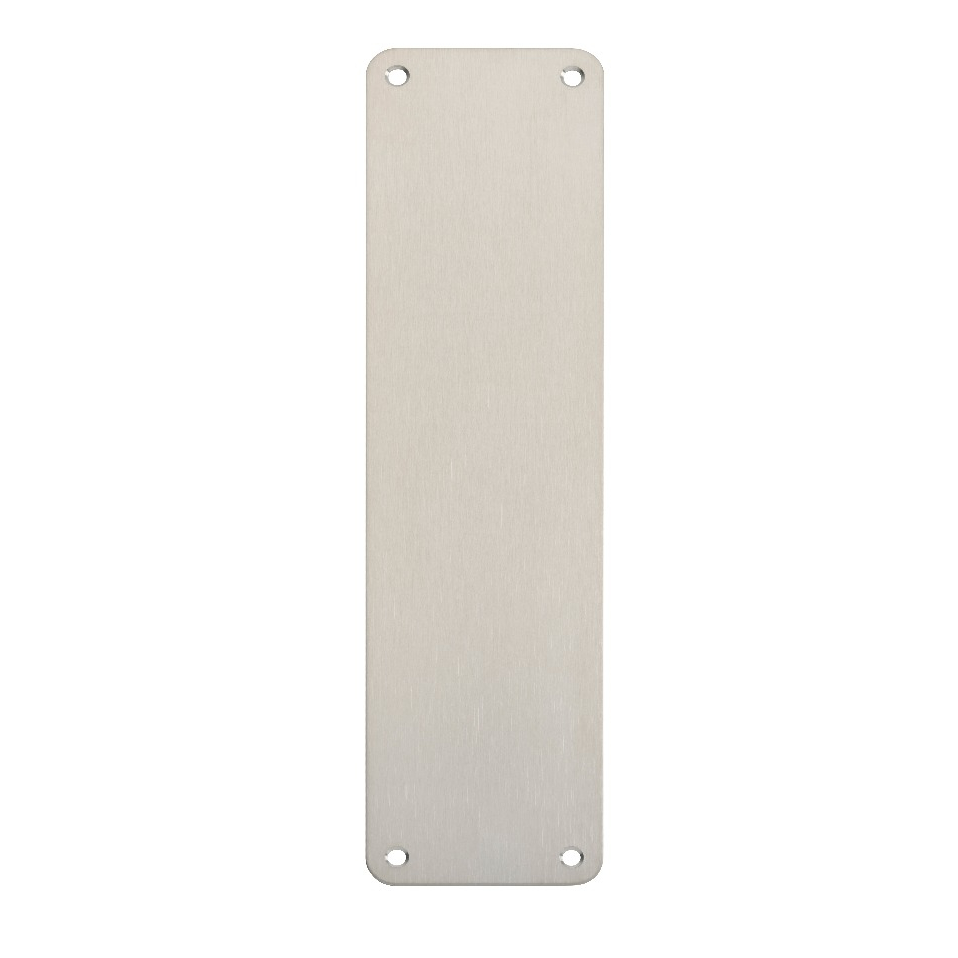 Stainless Steel Finger Push Plate 300mm x 75mm