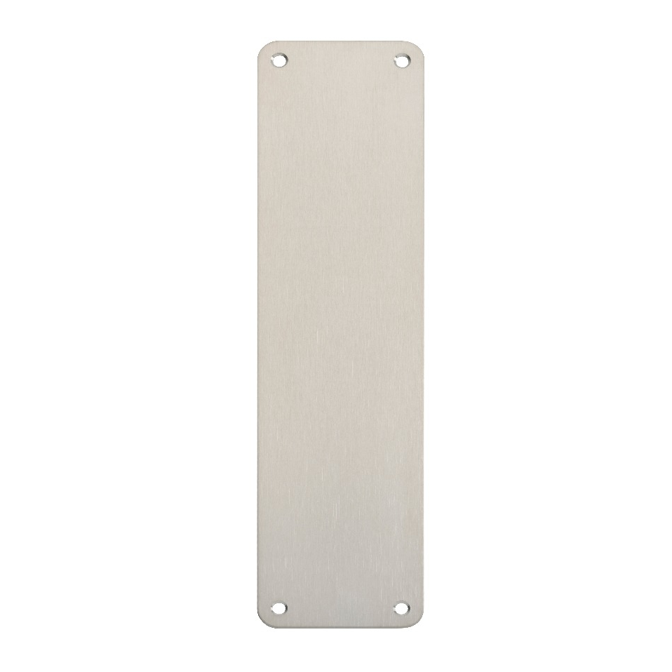 Stainless Steel Finger Push Plate 300mm x 75mm