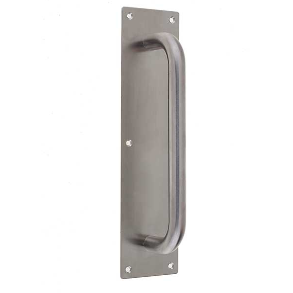 Stainless Steel Pull Handle On Plate 350mm
