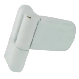 Mila Ideal Flag Hinge Small 85mm White