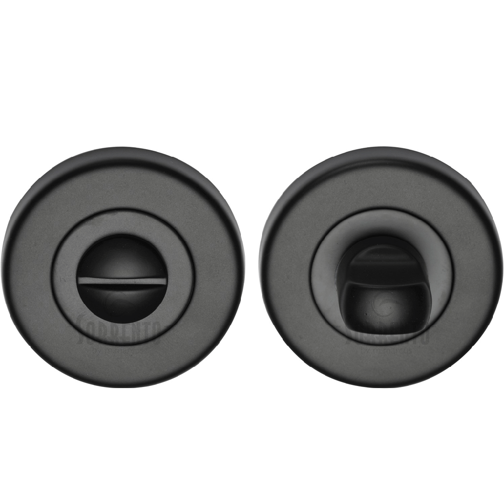 Sorrento Bathroom Turn & Release Matt Black