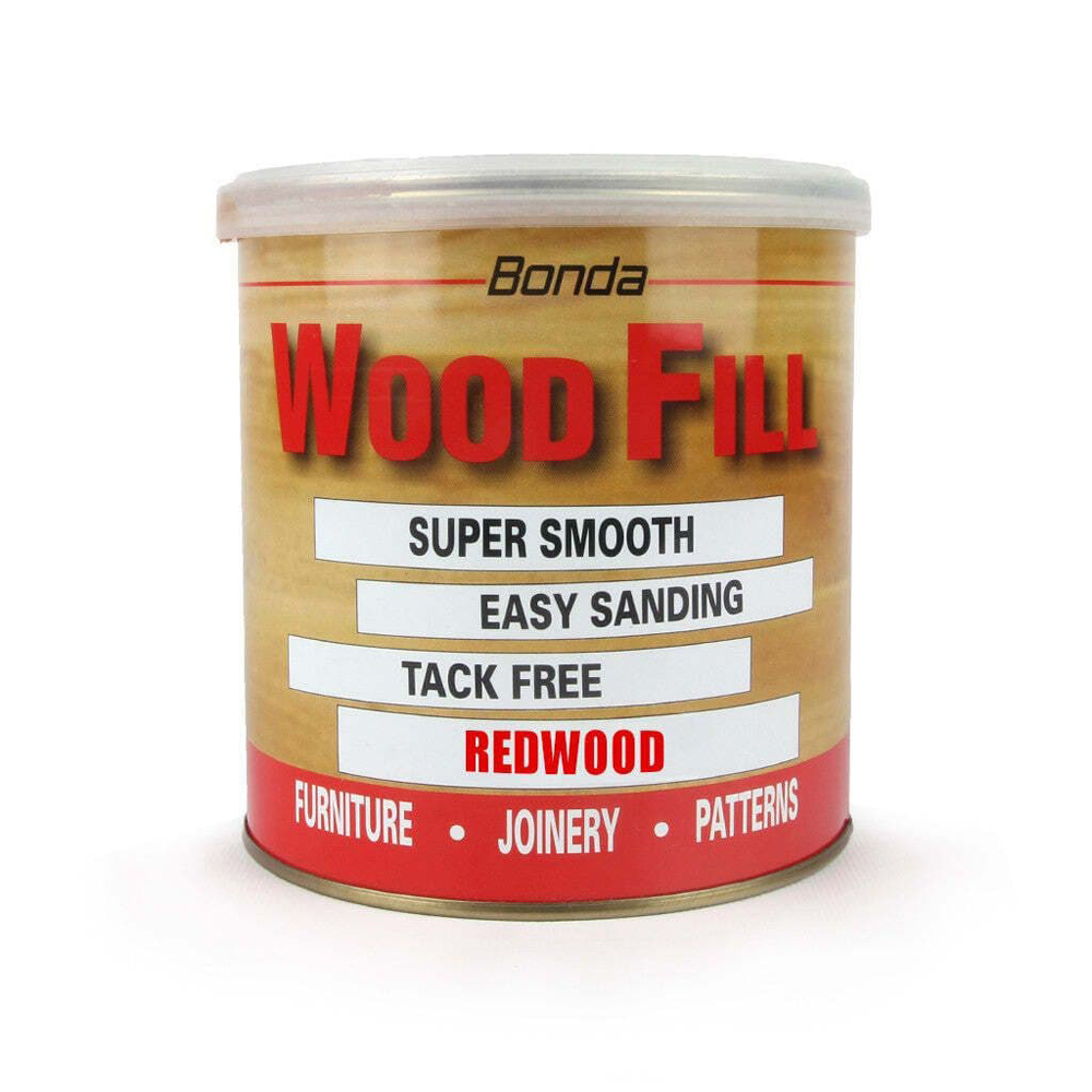 Bonda Wood Fill No.2 Redwood 1.5kg Tin