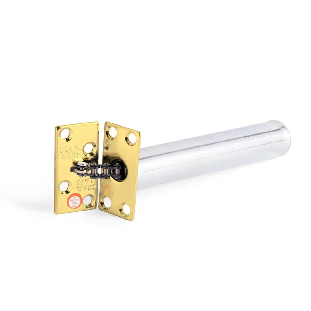 Concealed Chain Spring Door Closer Polished Brass