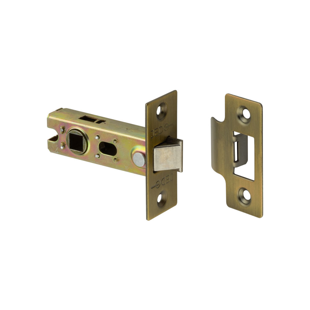 2.5&quot; (64mm) Tubular Mortice Latch Antique Brass